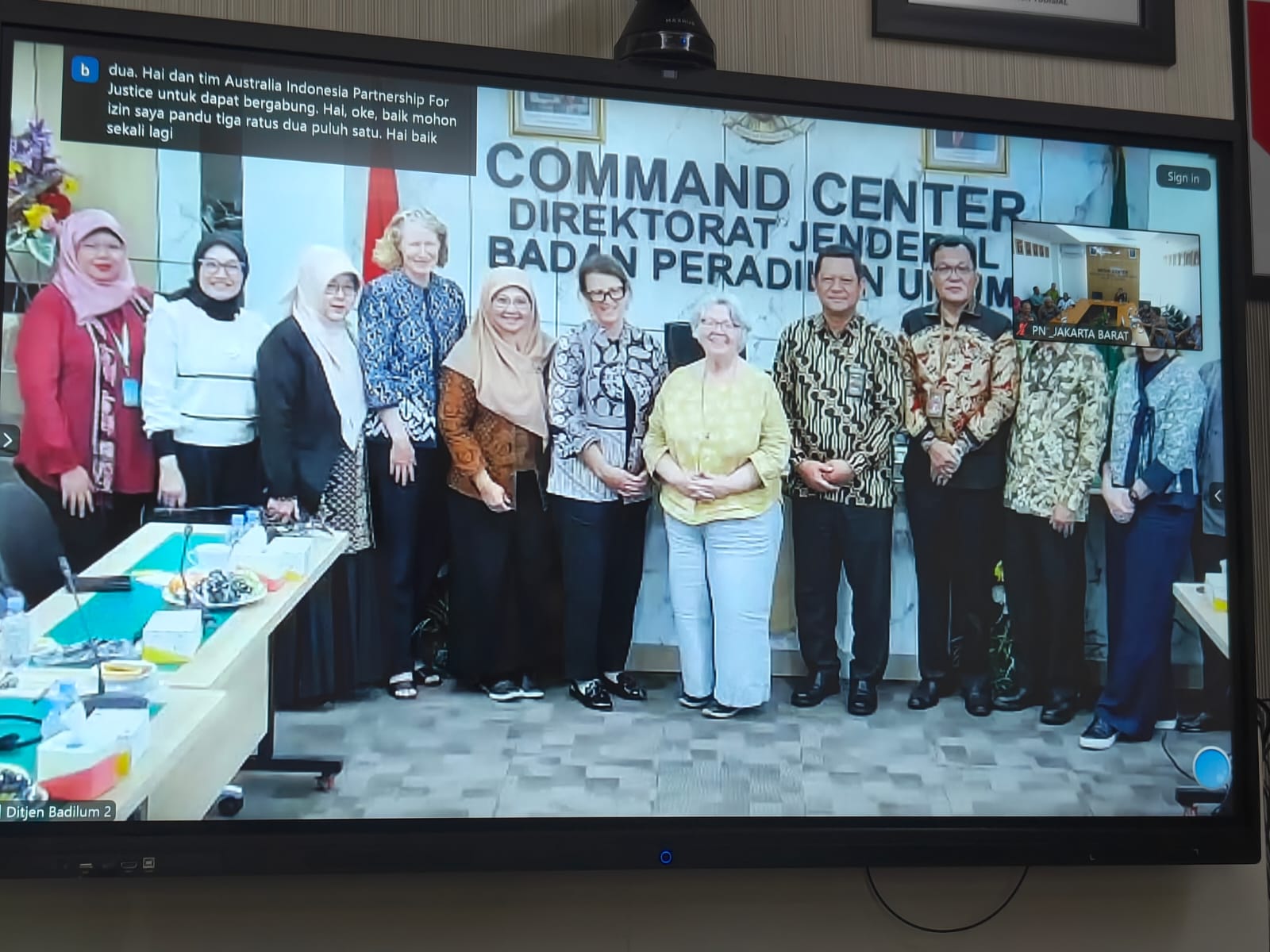 Dirjen Badilum Bahas Dispensasi Nikah Anak dalam Zoom dengan Pemerhati Anak Australia