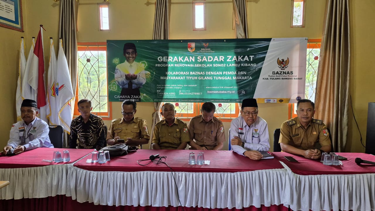 Program Baznas Cerdas Bantu Renovasi SDN 02 Lambu Kibang