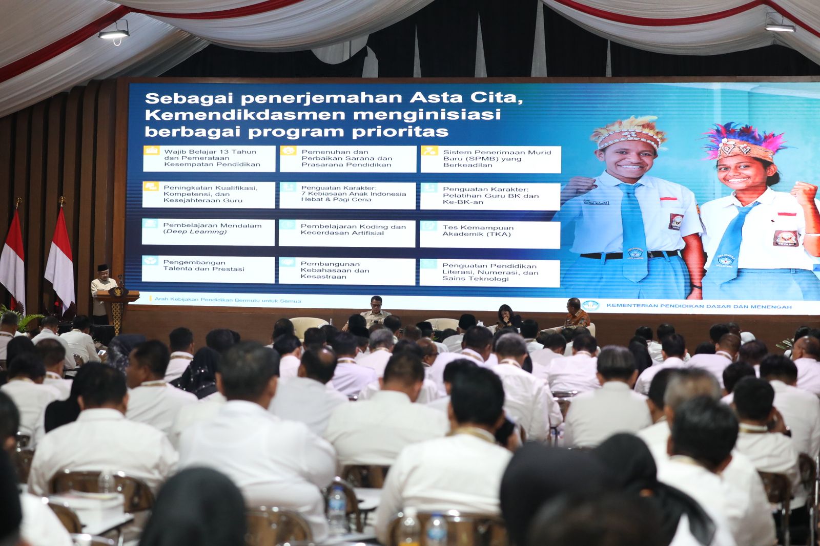 Komitmen Pemerintah Wujudkan Asta Cita melalui Bidang Pendidikan dan Penguatan Infrastruktur Digital