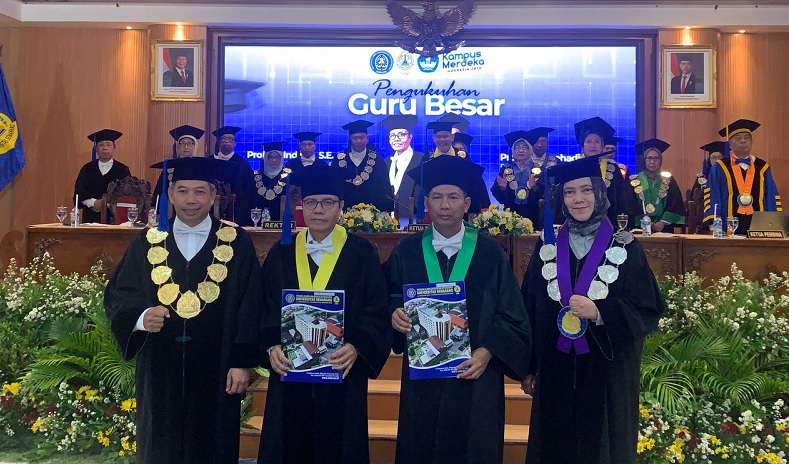 Dua Guru Besar Bidang Manajemen dan Pertanian USM Dikukuhkan