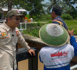 Tanggapi Aspirasi Saat Reses, Yusnadi Langsung Tinjau Pintu Air 12 di Pasir Sakti