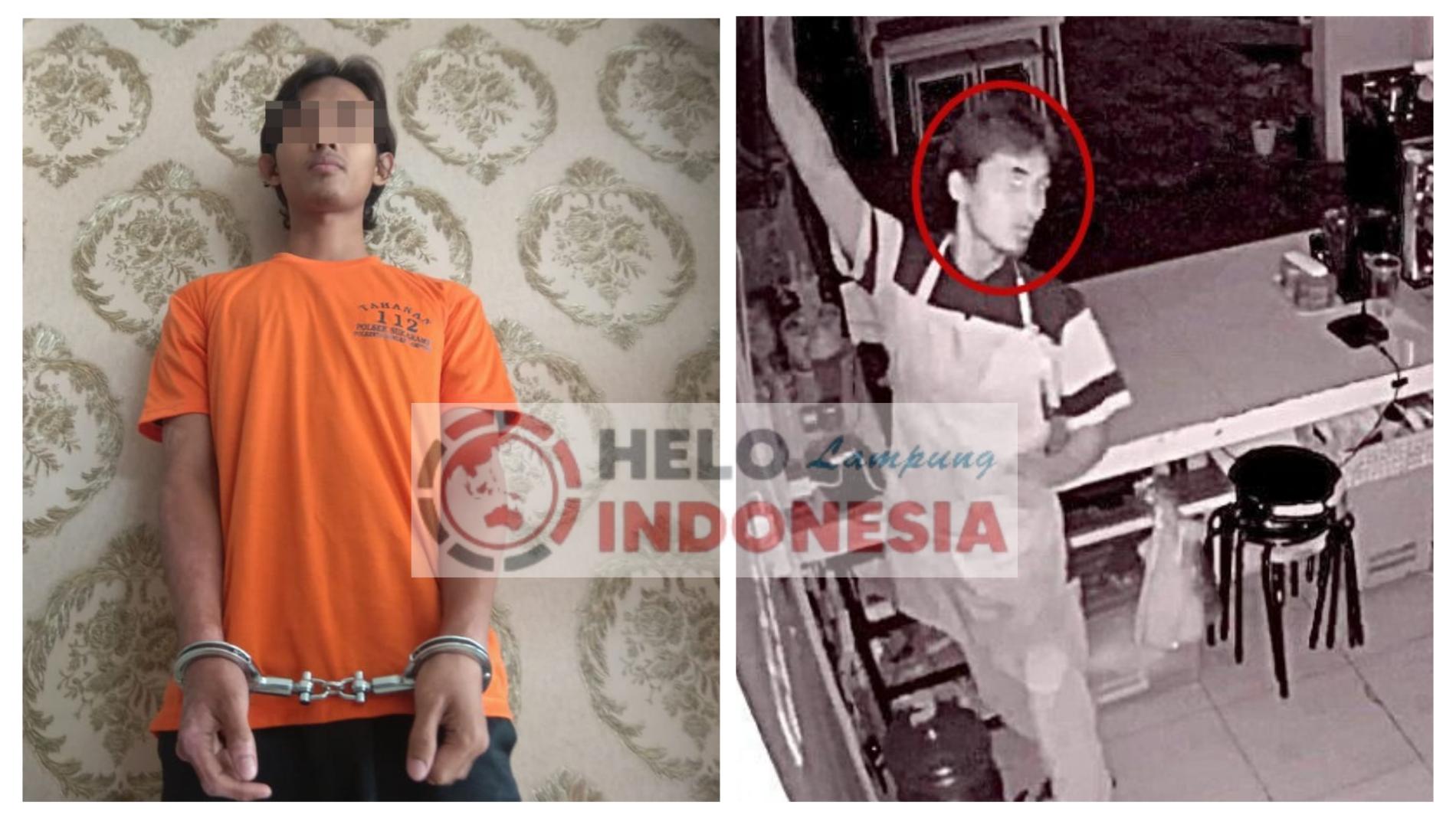 Nyamar Pekerja, Pemuda Bobol 10 Warung dan Kafe di Wayhalim