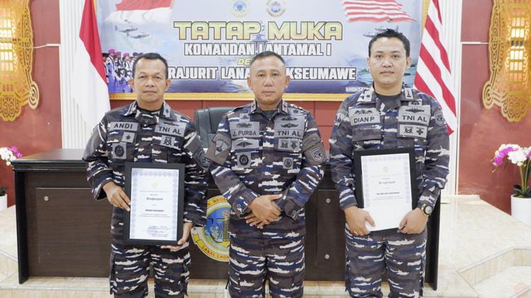 Gagalkan Penyelundupan 100 Kg Sabu-Sabu di Aceh, Lanal Lhokseumawe Terima Penghargaan