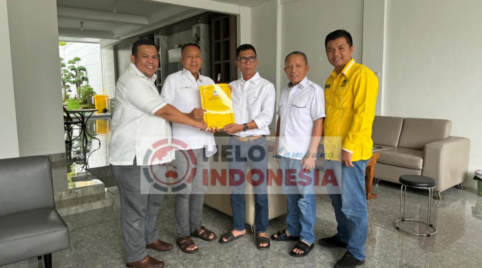 Golkar dan PPP Daftarkan Supriyanto-Suriansyah ke KPU Pesawaran