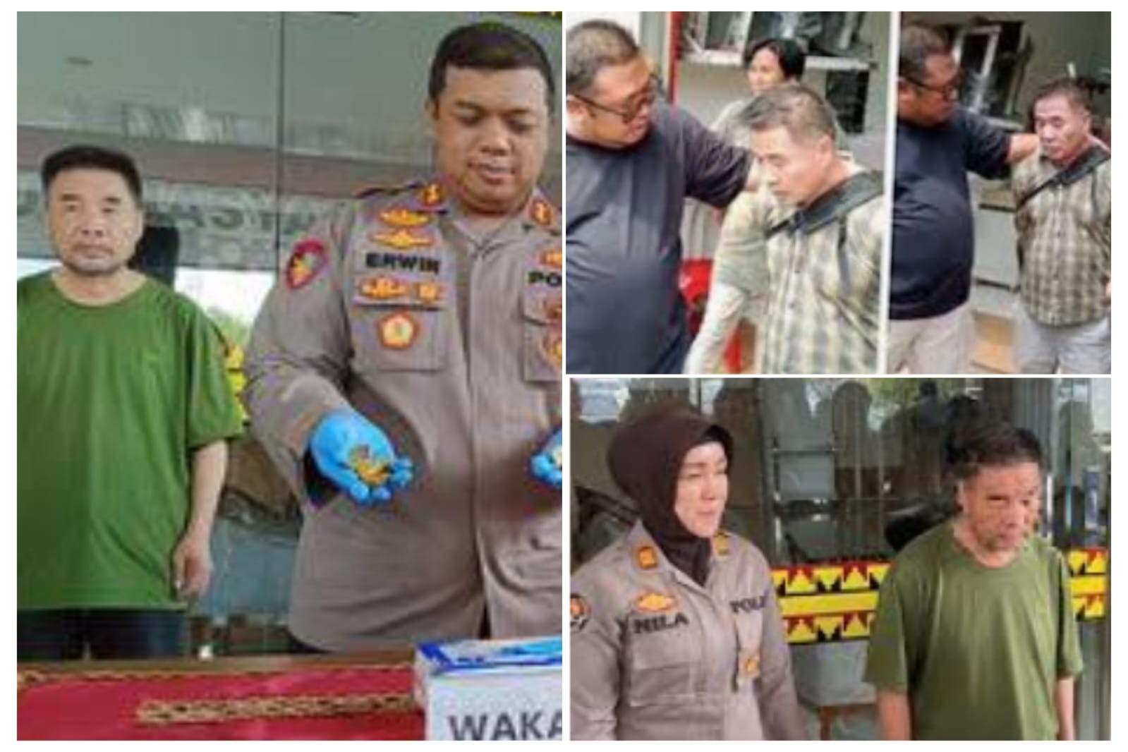 Keliling Jual Emas Palsu di Indonesia, WNA China Tertangkap di Lampung