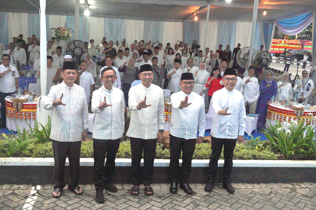 Bank Lampung Tuan Rumah Silaturrahmi Lembaga Jasa Keuangan Bersama Gubernur Lampung