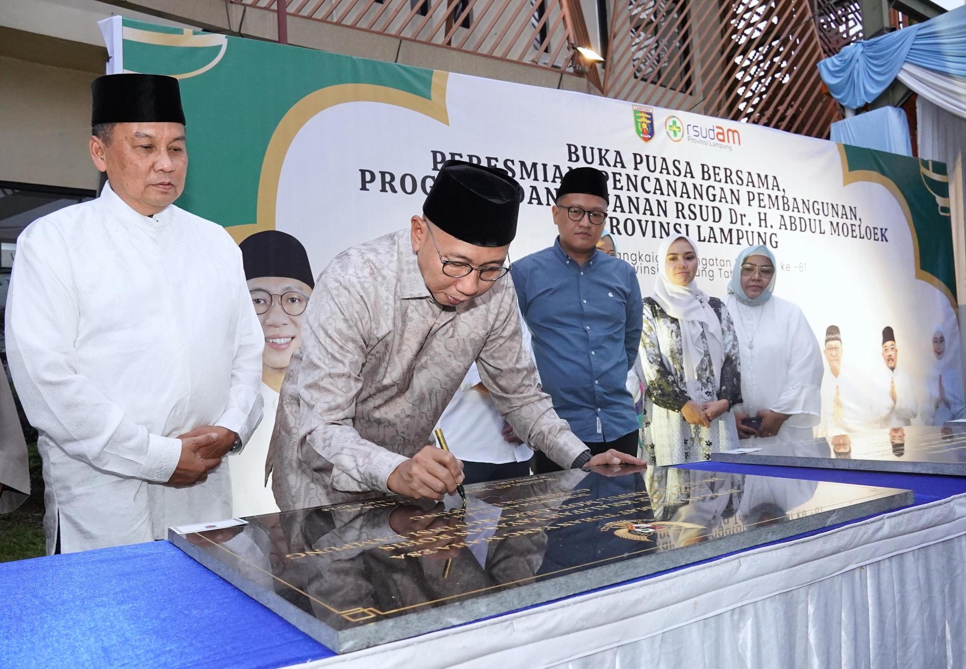 Gubernur Mirza Resmikan 6 Fasilitas Tambahan untuk RSUDAM