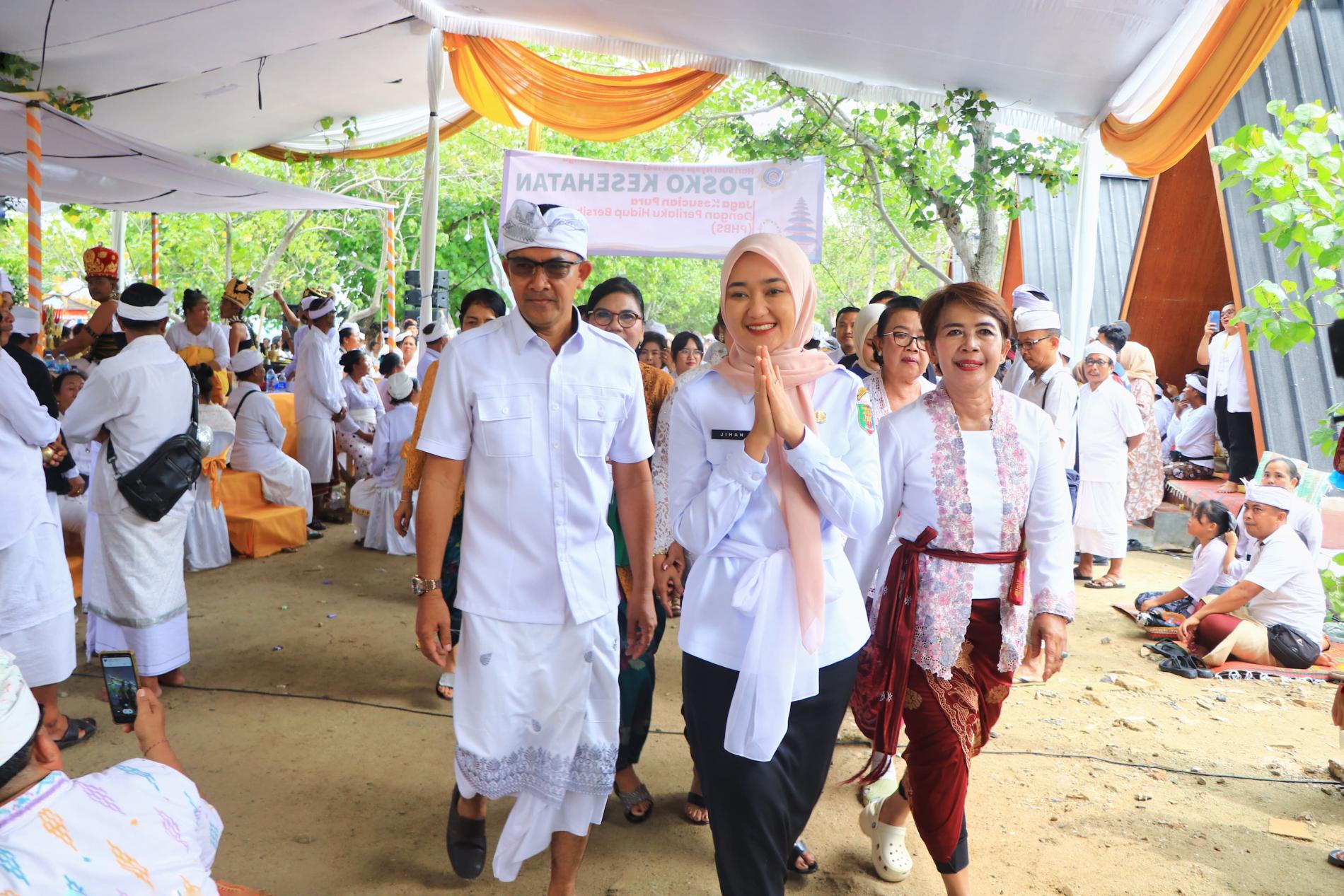 Hadiri Upacara Melasti, Wagub Jihan Tegaskan Harmoni dalam Keberagaman di Provinsi Lampung