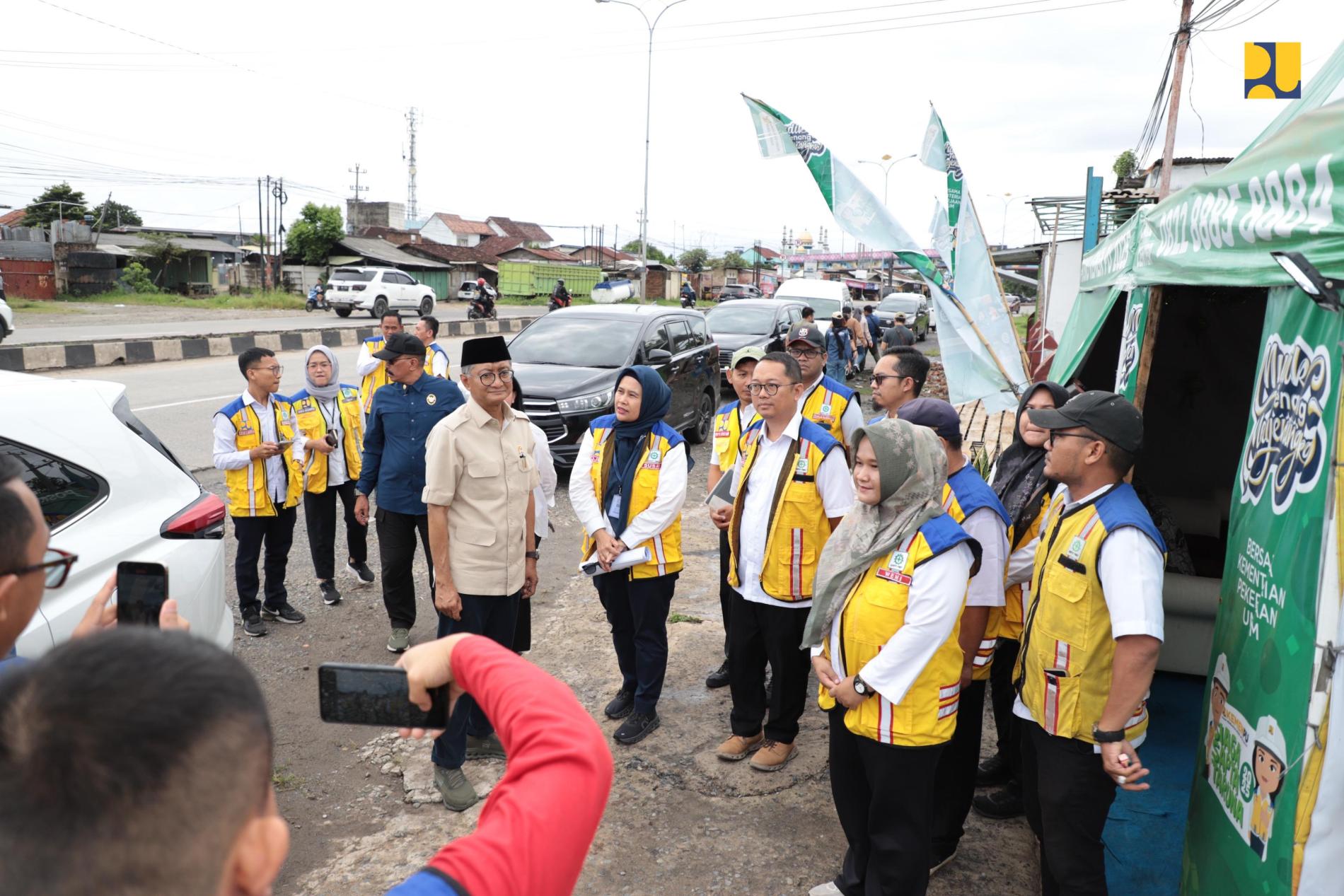 Menteri Dody Tinjau Kesiapan Arus Balik Jalan Tol Trans Sumatera