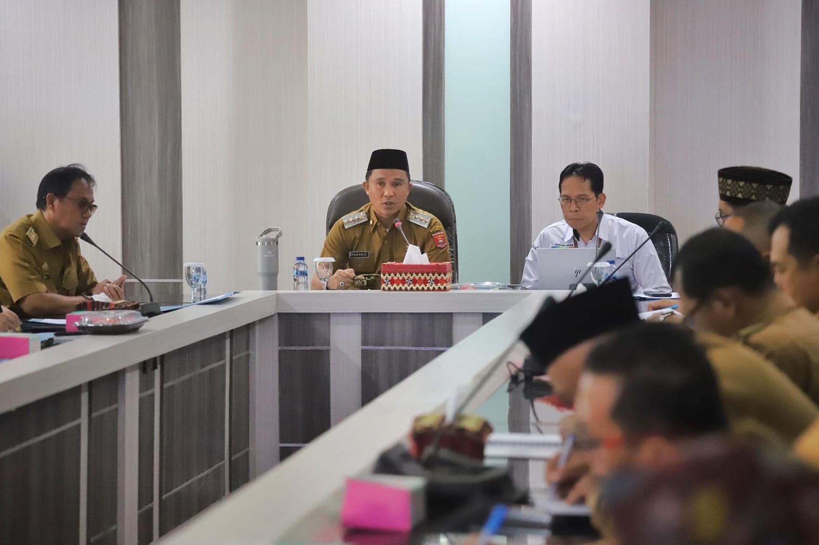 Wujudkan Satu Data, Pemkab Lambar Gelar Diskusi Dengan BPS