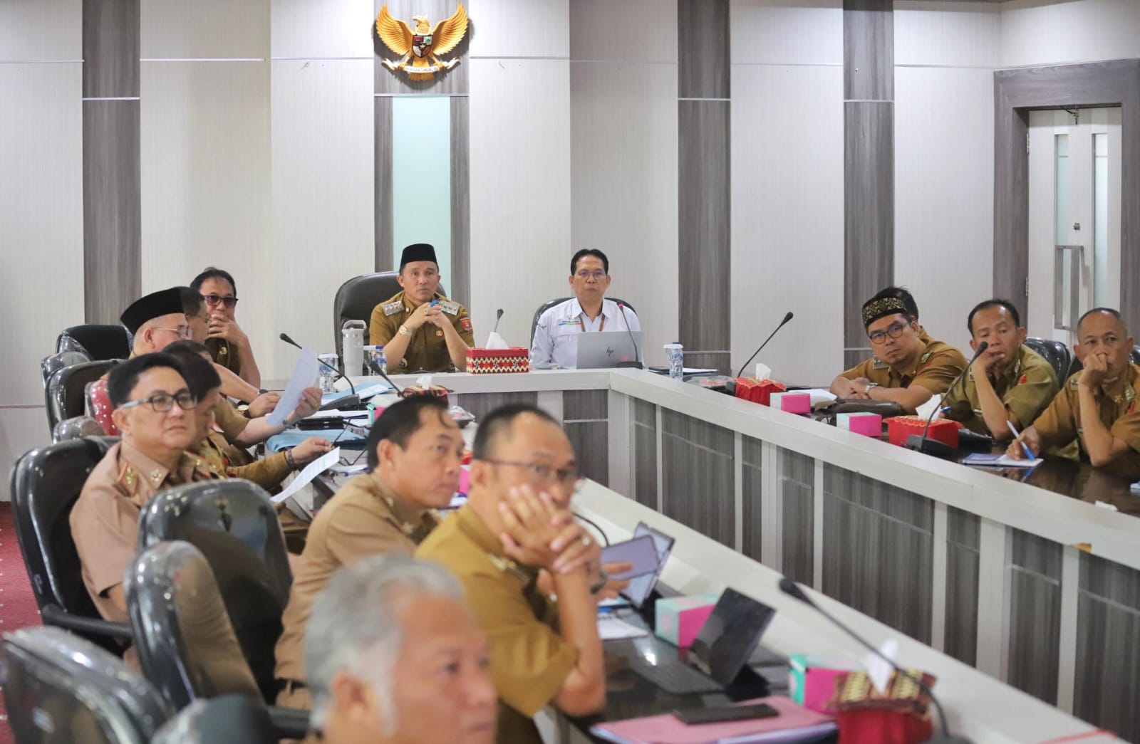 Wujudkan Satu Data, Pemkab Lambar Gelar Diskusi Dengan BPS