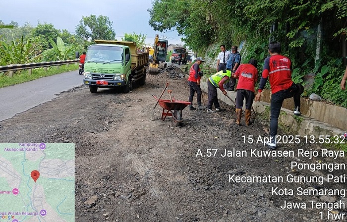 Wali Kota Semarang Respons Cepat Aduan Masyarakat Soal Jalan Rusak