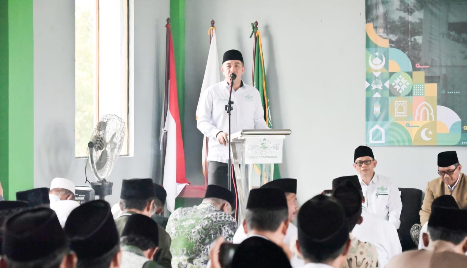 Peduli Kemaslahatan Umat, Bupati Dendi Hibahkan Tanah Pada NU Pesawaran