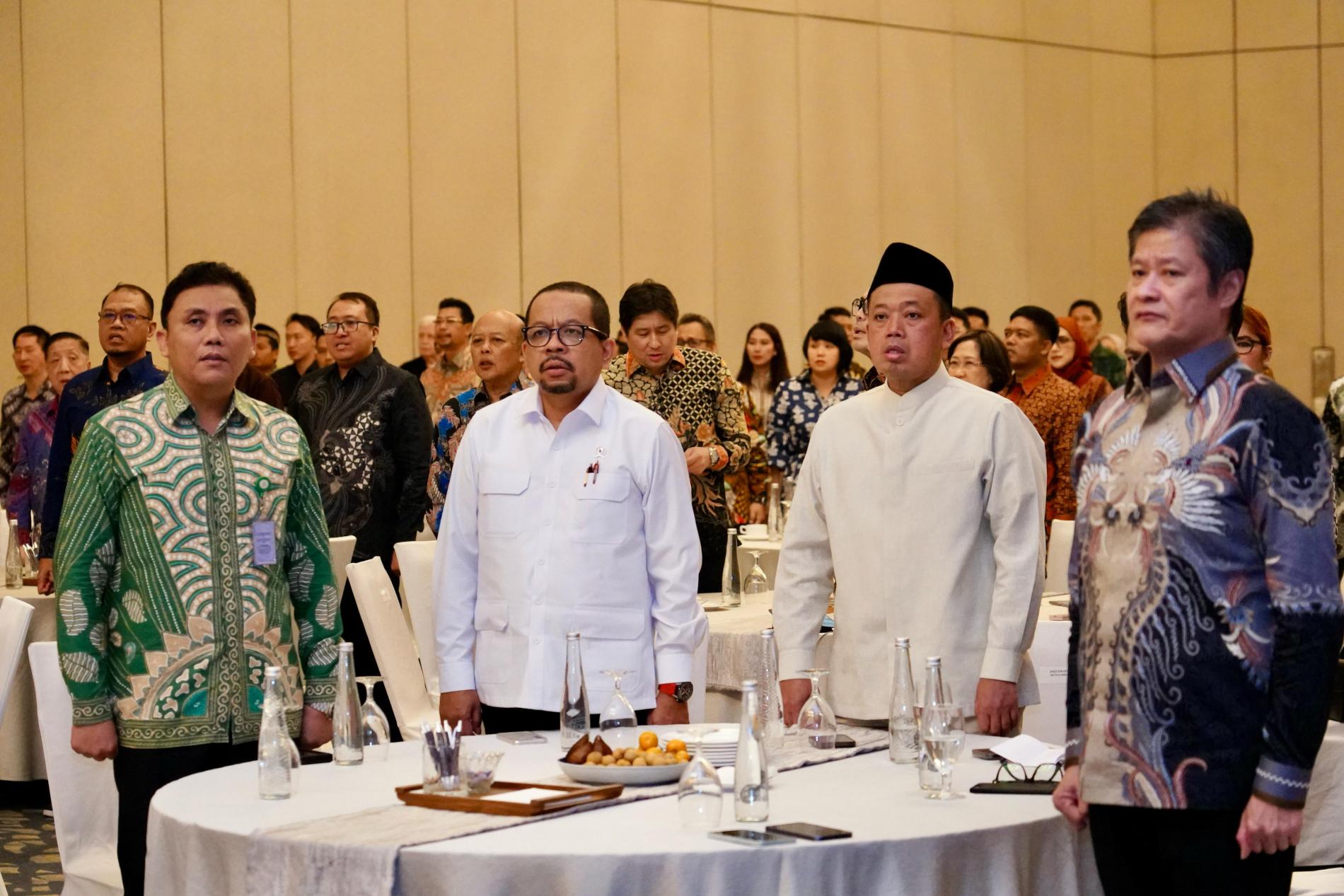 Menteri Nusron Hadiri Halalbihalal Keluarga Besar REI, Bahas Pemanfaatan Tanah Telantar