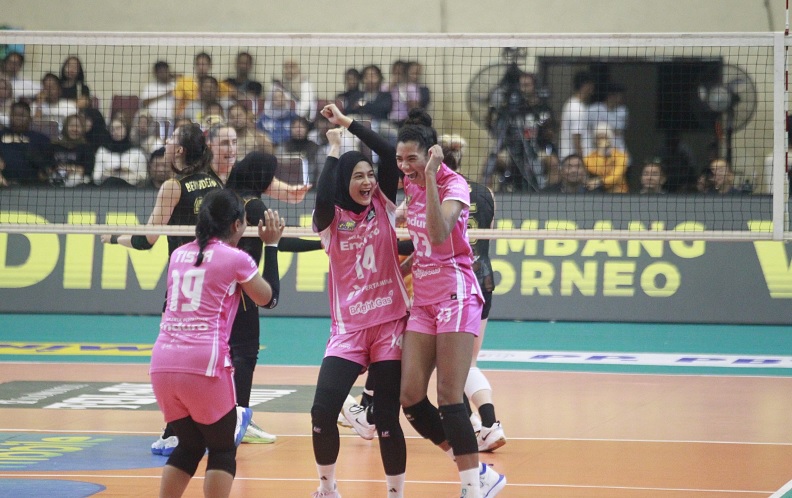 Tundukkan Popsivo Polwan, Pertamina Juarai Putaran Pertama Final Four Proliga 2025