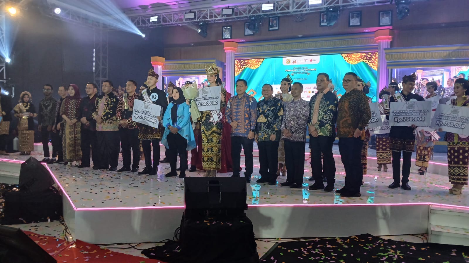 Wali Kota Eva Saksikan Juara Muli Mekhanai 2025 Bandarlampung
