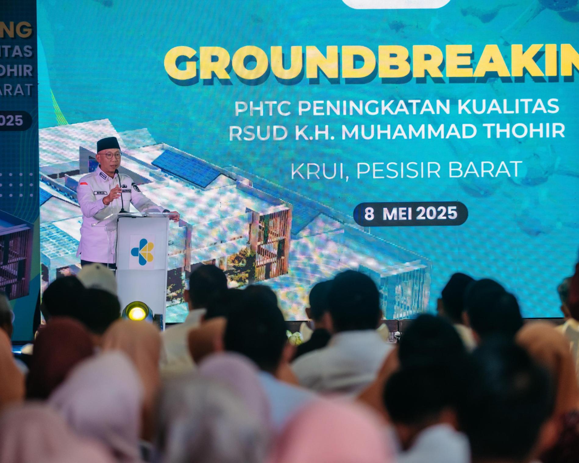 Groundbreaking RSUD KH Muhammad Thohir di Kabupaten Pesisir Barat