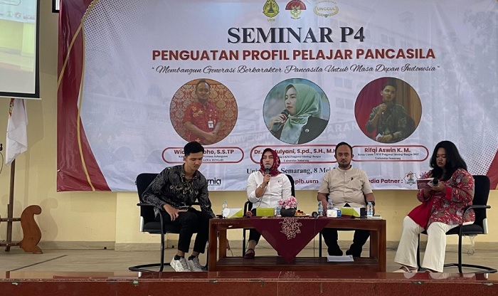 UKM Pengawal Ideologi Bangsa USM Sukses Gelar Seminar P4