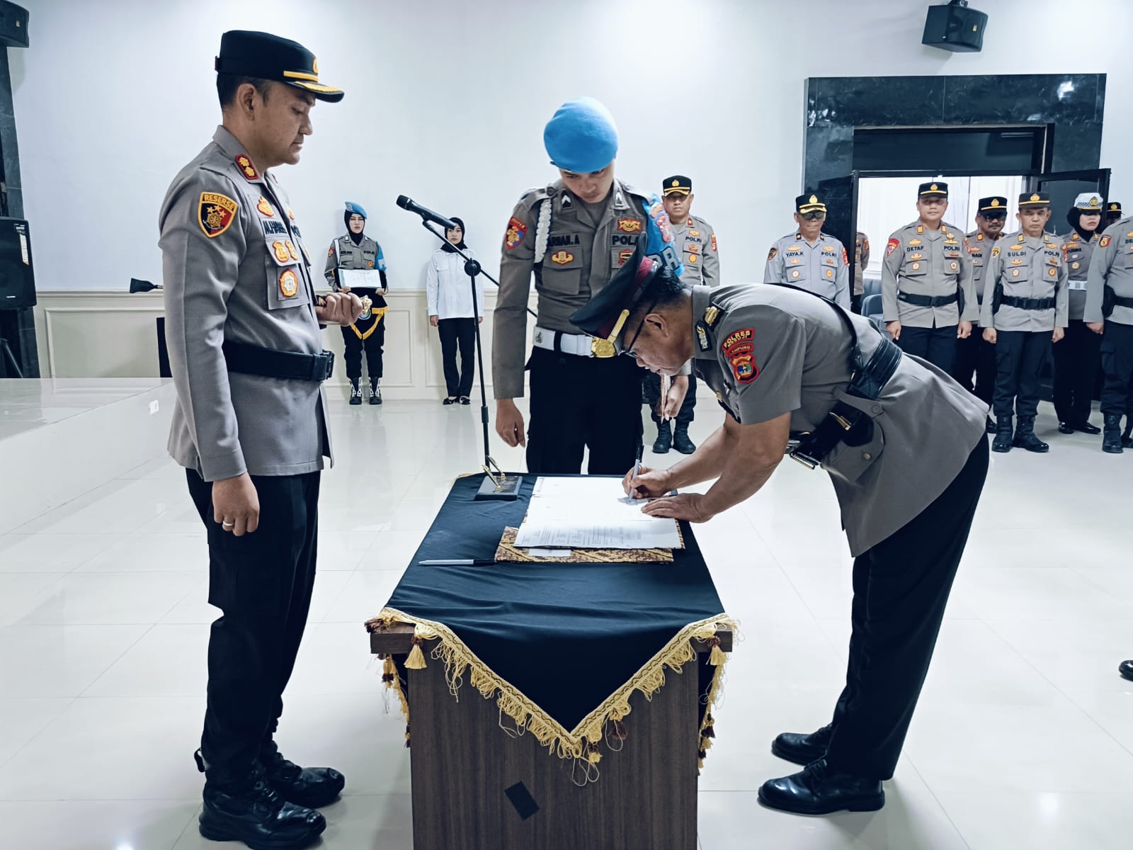 Dua Pejabat Utama Polres Mesuji Dimutasi