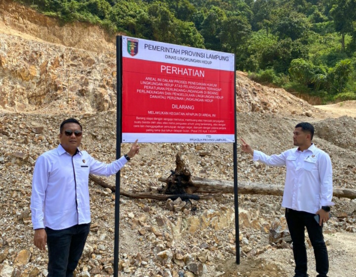 Terungkap Jejak Tambang Ilegal, Polda Lampung Selidiki Biang Banjir