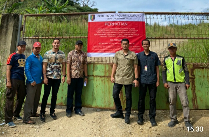 Polda Lampung Tindak Tegas Aktivitas Tambang Ilegal Penyebab Banjir di Bandar Lampung