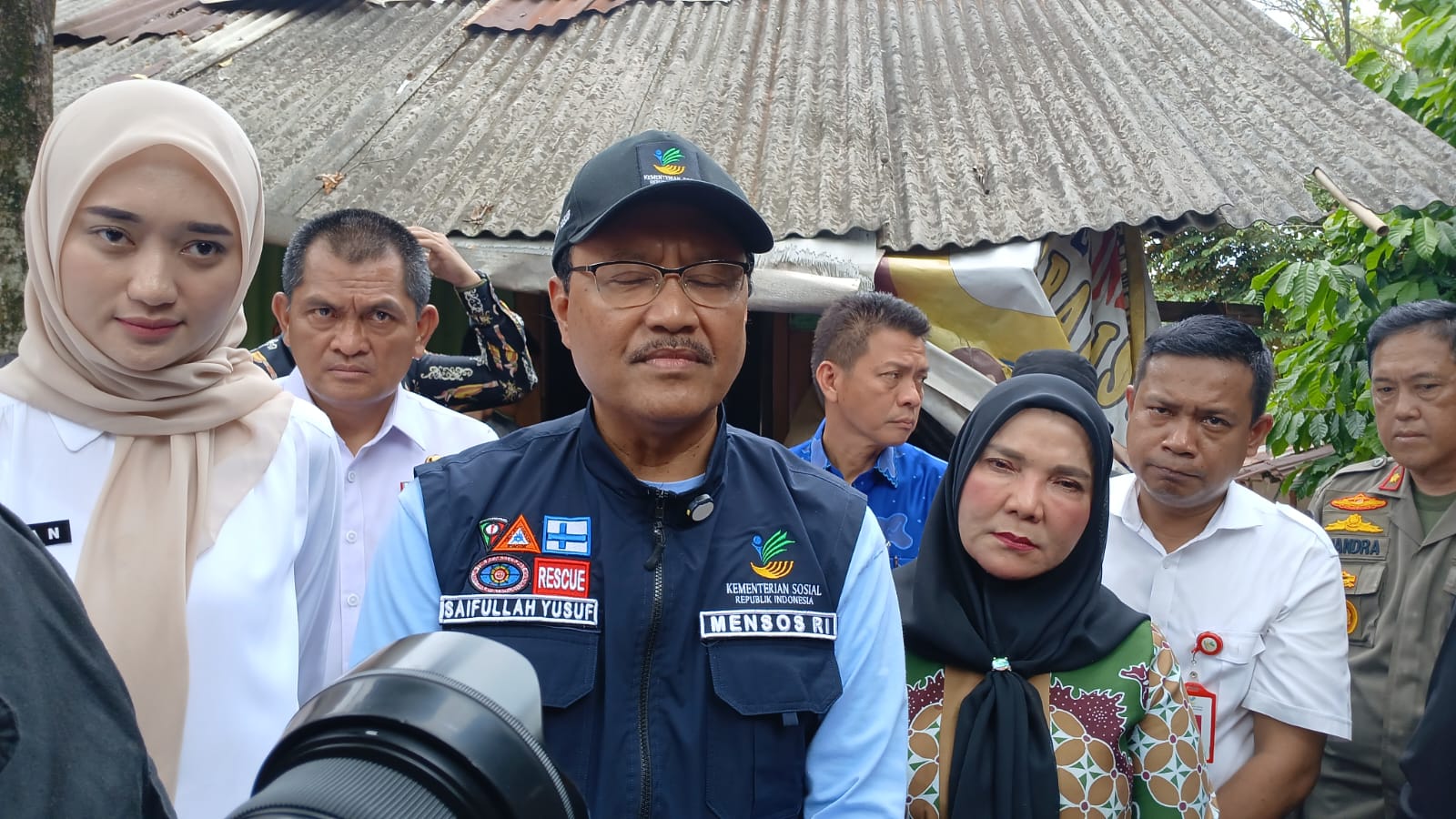 Wali Kota Eva Dampingi Mensos dan Wagup Jihan Temui 3 Siswa Sekolah Rakyat