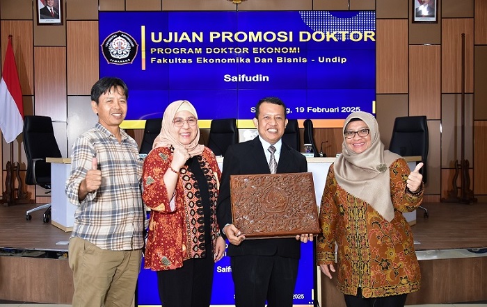 Teliti Mitigasi Risiko Audit, Saifudin Raih Doktor Ekonomi di Undip