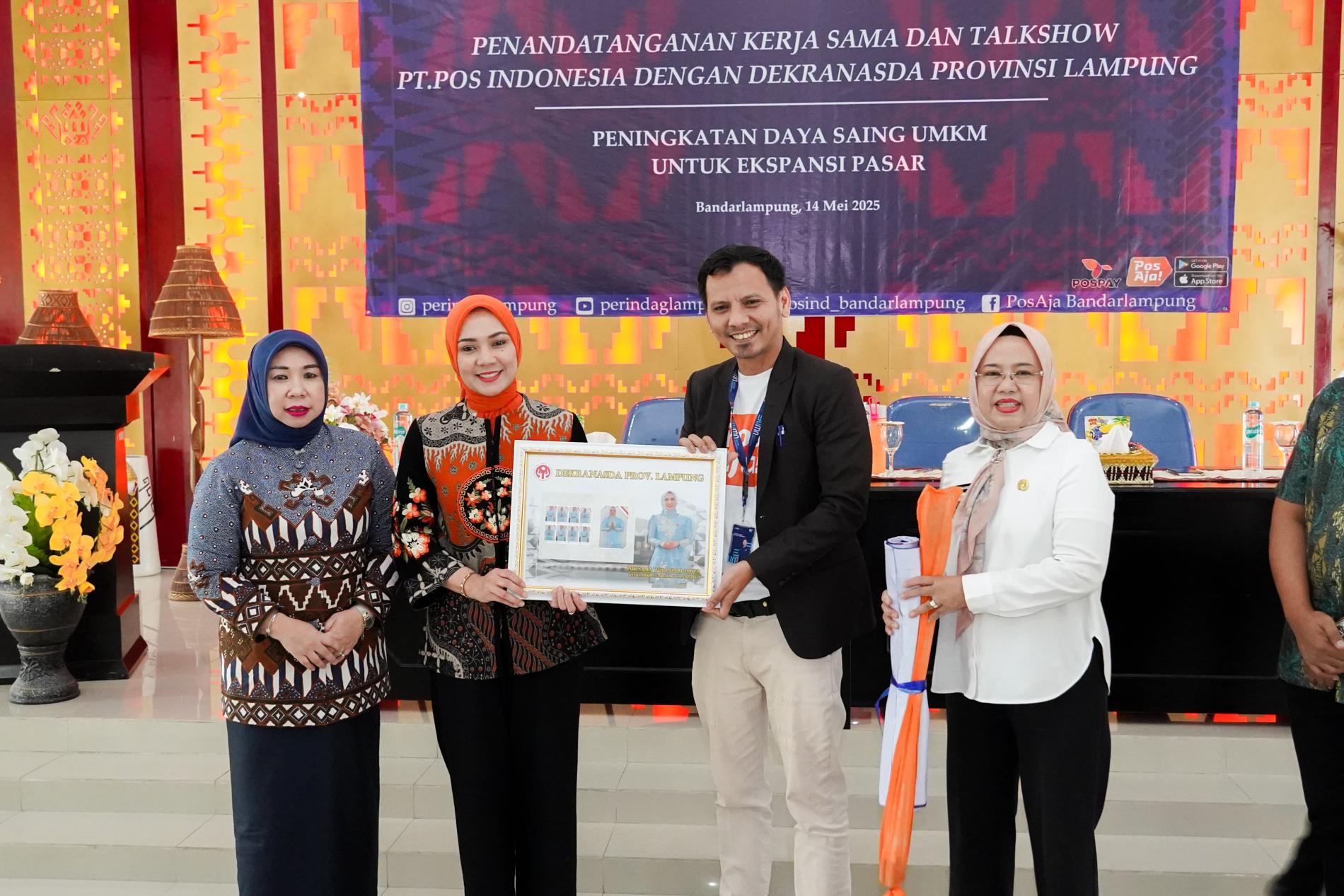 Langkah Nyata Dekranasda dan Pos Indonesia, UMKM Lampung Menuju Kelas Dunia