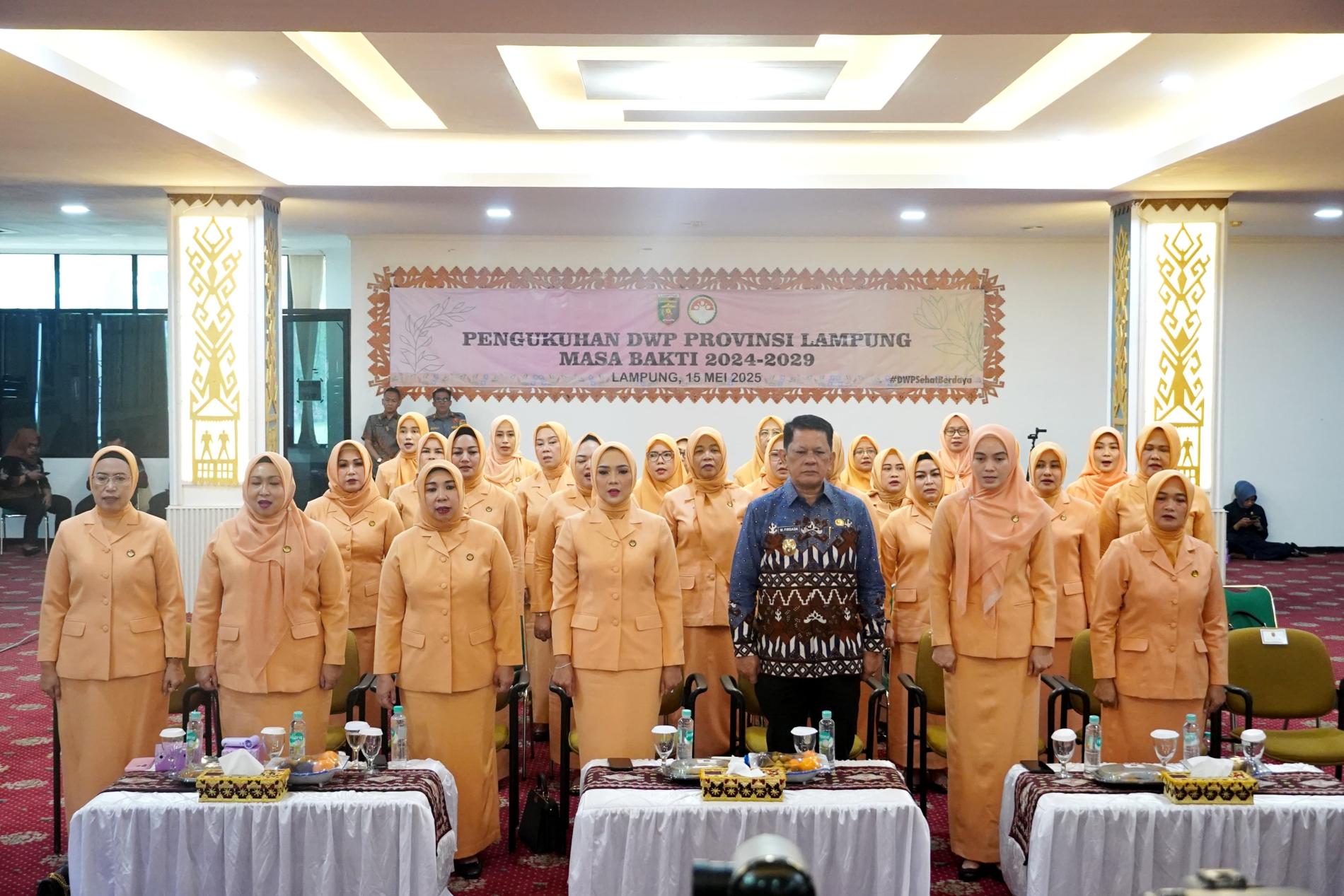 DWP Provinsi Lampung Dikukuhkan, Siap Wujudkan Perempuan “Sehat dan Berdaya”