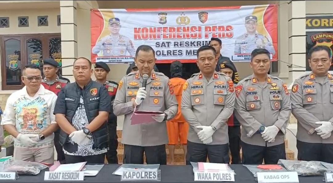 Pelaku Penusukan Yang Mengakibatkan Korban Meninggal di Mesuji Ditangkap