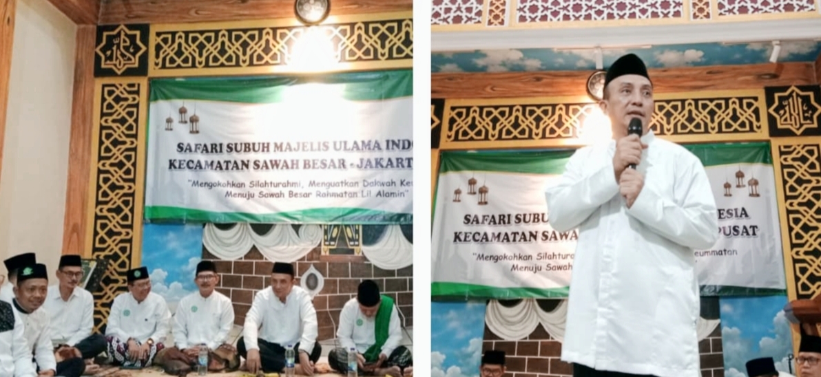 Tampak Dalam Gambar Camat Sawah Besar Ronny Jarpiko 