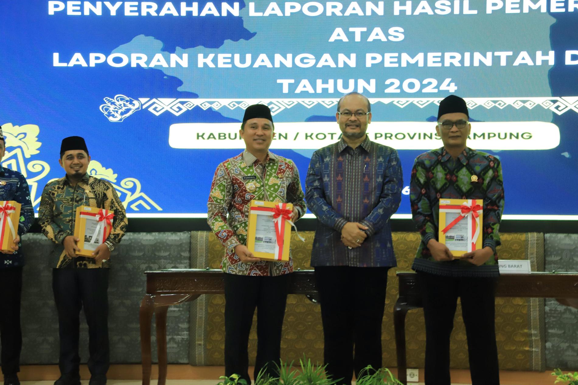 Pemkab Lambar Kembali Raih WTP Untuk Ke-15 Kalinya