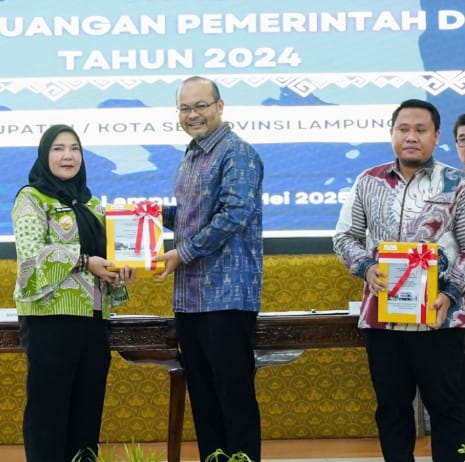 Pemkot Bandarlampung Kembali Raih Opini WTP dari BPK RI Lampung