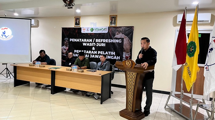 Hadapi BK Porprov, Wasit Juri dan Pelatih Muaythai Jateng Ditatar
