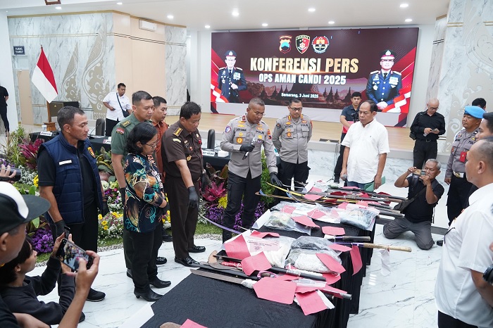Operasi  Candi 2025, Polda Jateng  Amankan 916 Tersangka dalam Kasus Premanisme