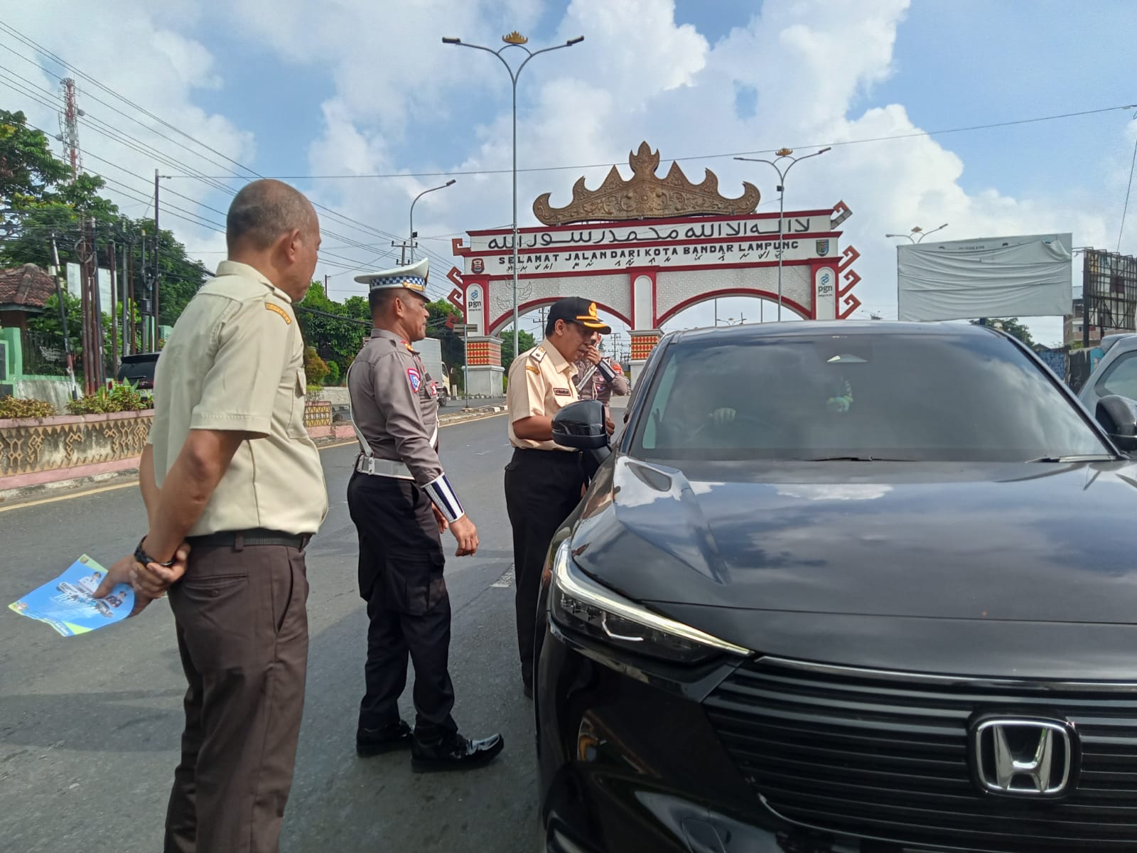 Samsat Wilayah 1 Rajabasa Gelar Razia Gabungan Tertib Kendaraan Bermotor Tahun 2025 di Dua Titik