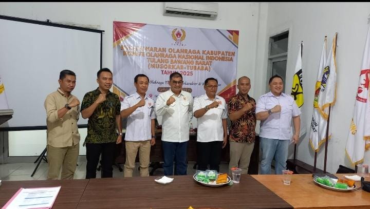 Gelar Musorkab, KONI Tubaba Komitmen Tingkatkan Kualitas Olahraga