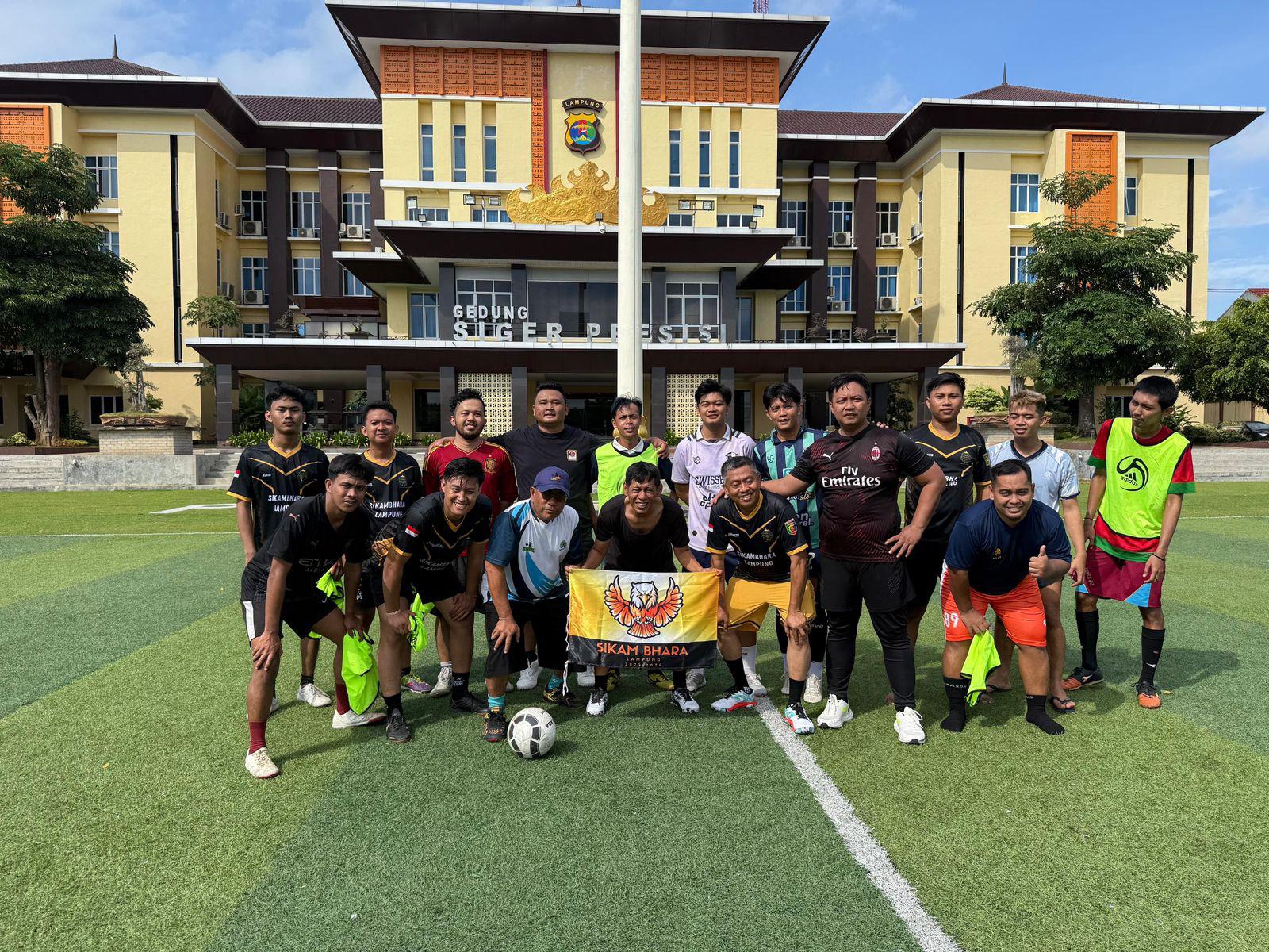 Fun Mini Soccer Ala Sikambhara Mulai Digelar di Mapolda Lampung