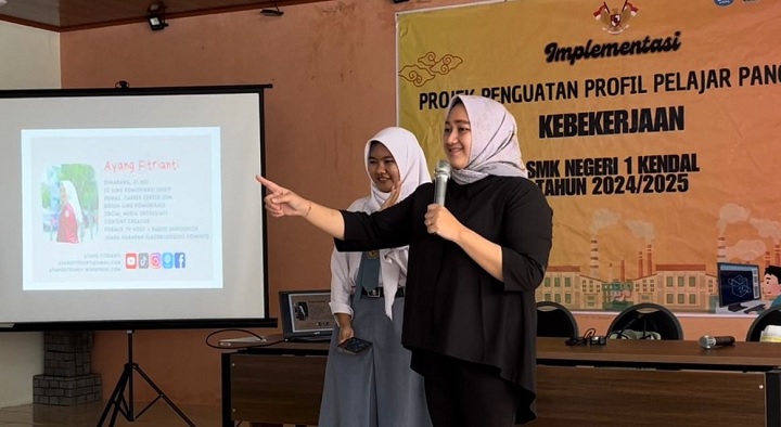 SMKN 1 Kendal Bersama USM Gelar Implementasi P5, Usung Tema  Personal Branding