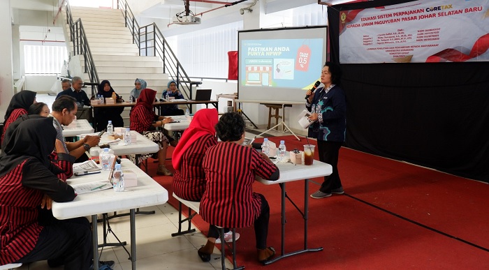 Tim USM Berikan Edukasi Coretax kepada UMKM Paguyuban Pasar Johar Selatan
