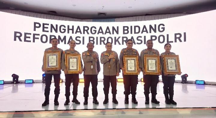 Pacu Semangat Integritas, 5 Polres di Lampung Raih Penghargaan Kapolri