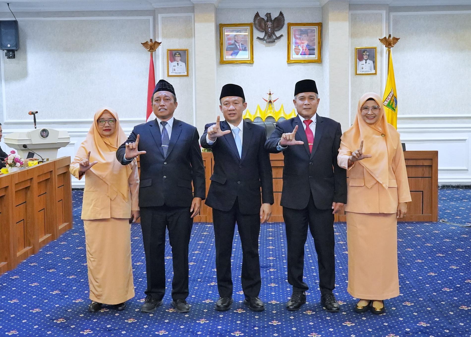 Dua Jabatan Pimpinan Tinggi Pratama di Pemprov Lampung Resmi Berganti