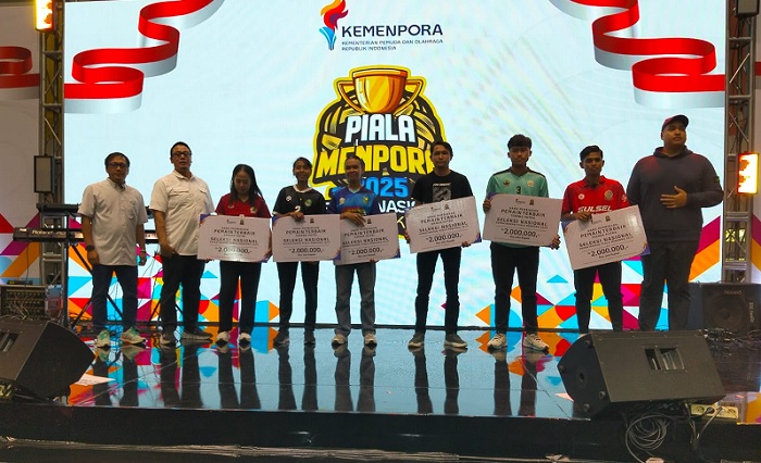 Keren! Jateng Juara Umum Sepak Takraw Piala Menpora, Dua Pemain Sabet Gelar Terbaik