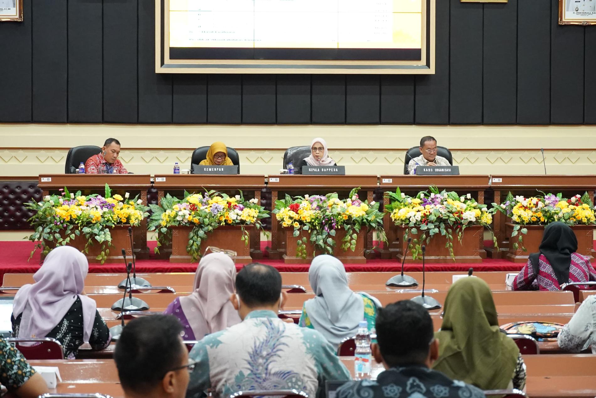 Wujudkan Pemerintahan Berkinerja Tinggi, Pemprov Lampung Gelar Rakor Implementasi SAKIP, RB, dan ZI