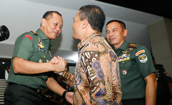 Sambut Pangdam Baru, Ahmad Luthfi Ajak untuk Bersama-sama Bangun Jateng