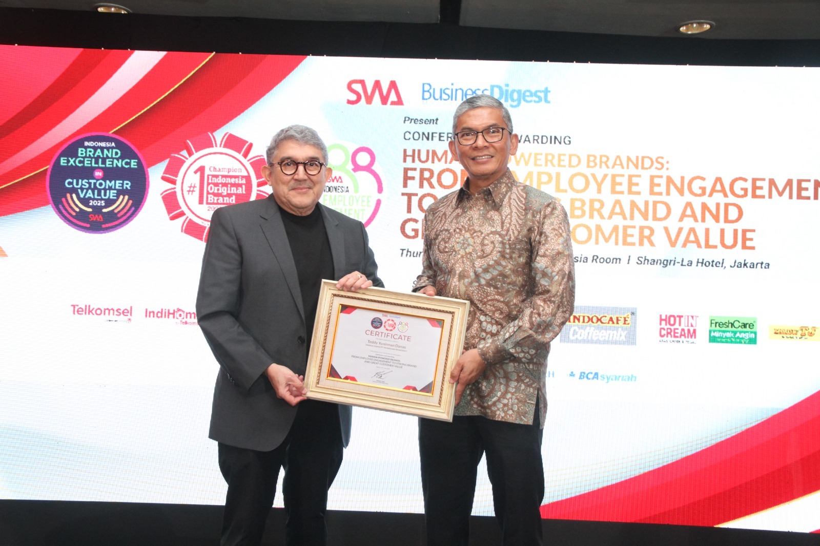 PTPN I Raih Penghargaan Indonesia Best Employee Engagement 2025