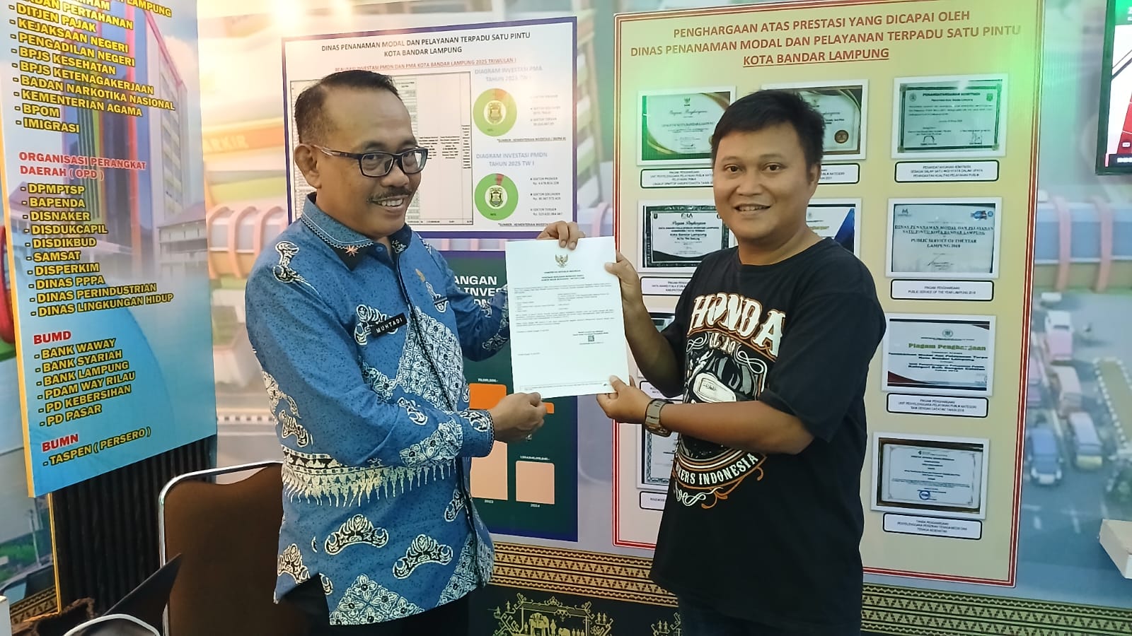 Selama Pameran Bandarlampung Expo Urus NIB Hanya 5 Menit