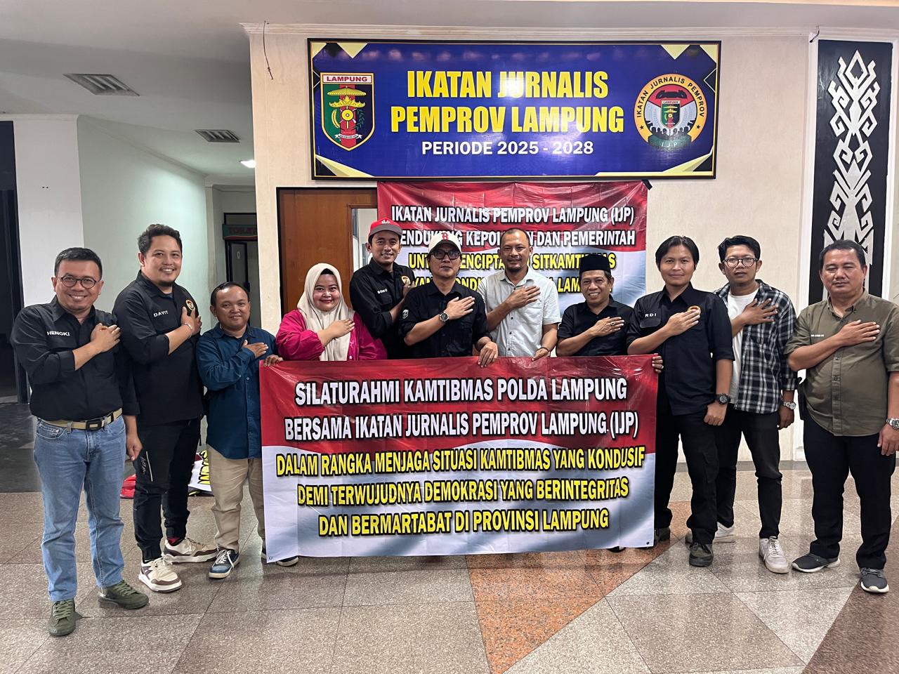 Bangun Deteksi Dini Kamtibmas, Dit Intelkam Polda Lampung Gandeng IJP