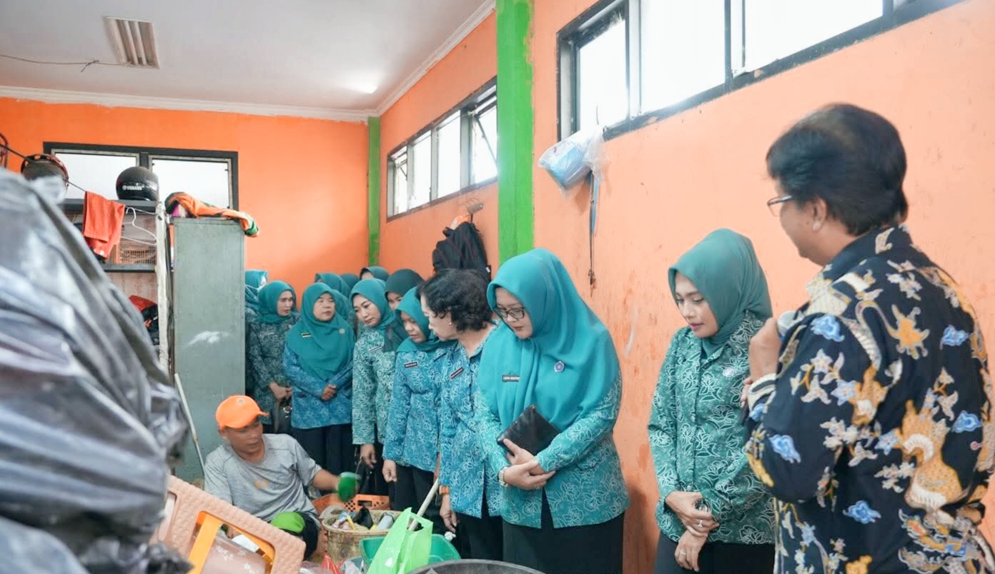 Rombongan TP PKK Klaten Jateng ketika