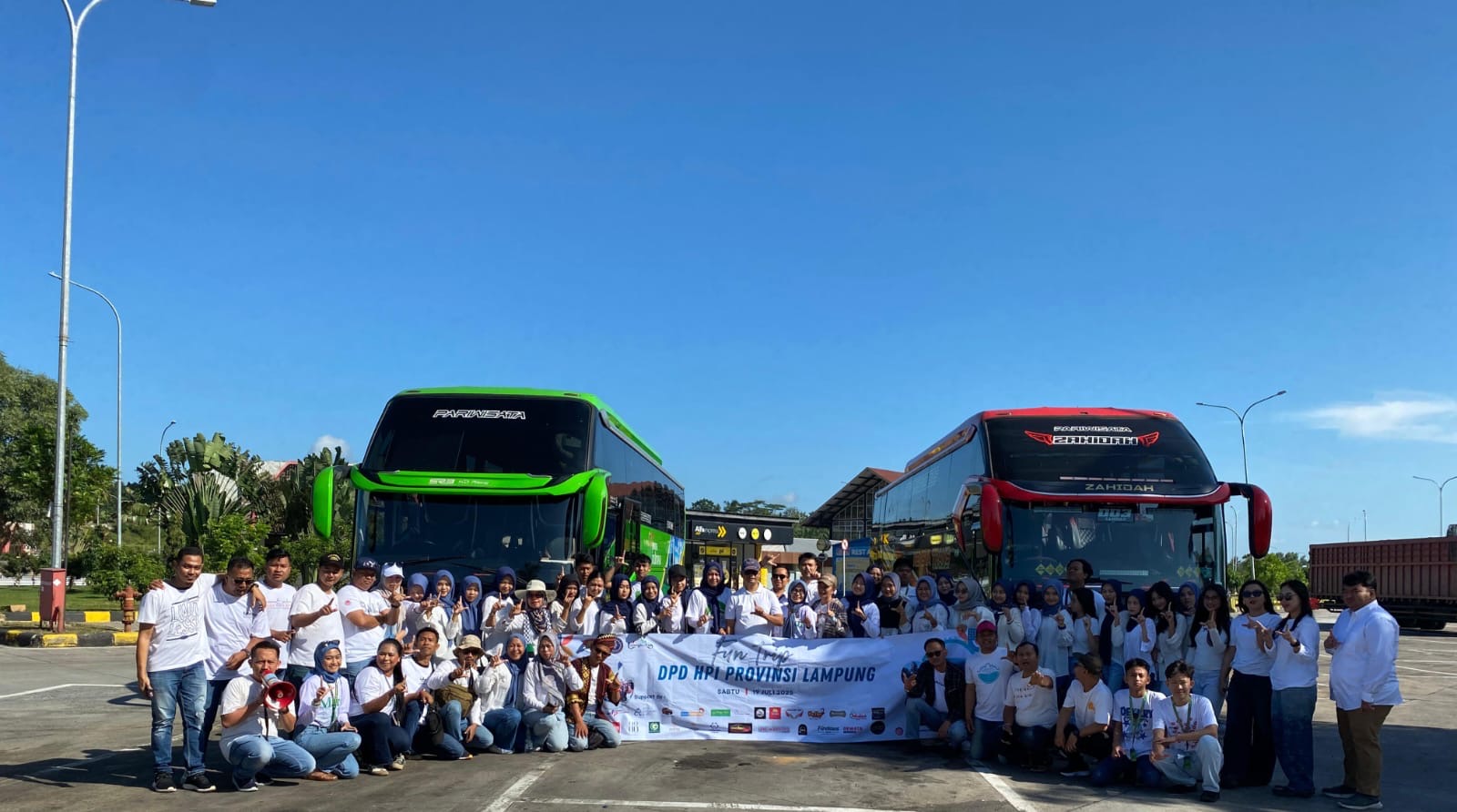HPI Lampung Gelar Famtrip ke Makam Pahlawan Nasional Radin Iten II
